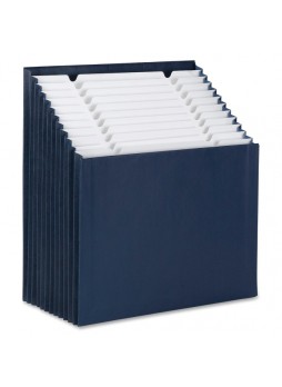 Smead Navy Stadium File, Letter size, 12 pockets, Each
